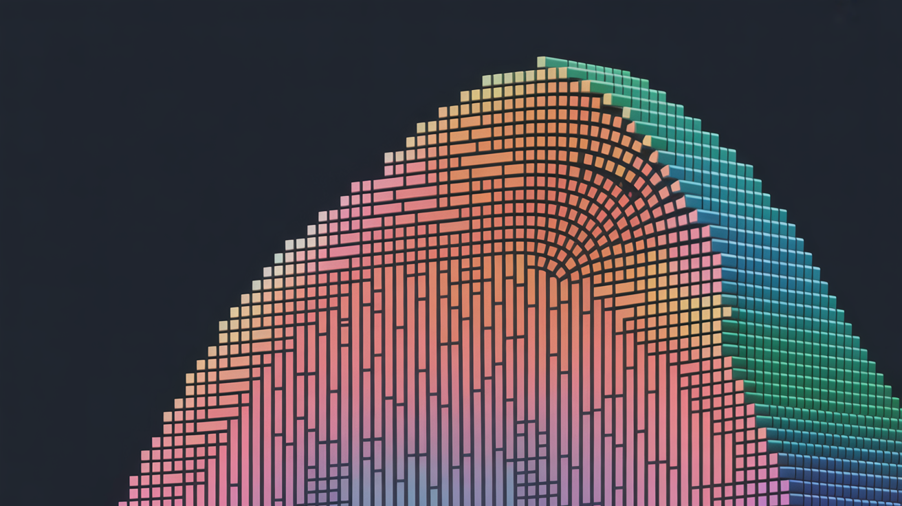 Canvas API rendering graphics with unique pixel patterns.