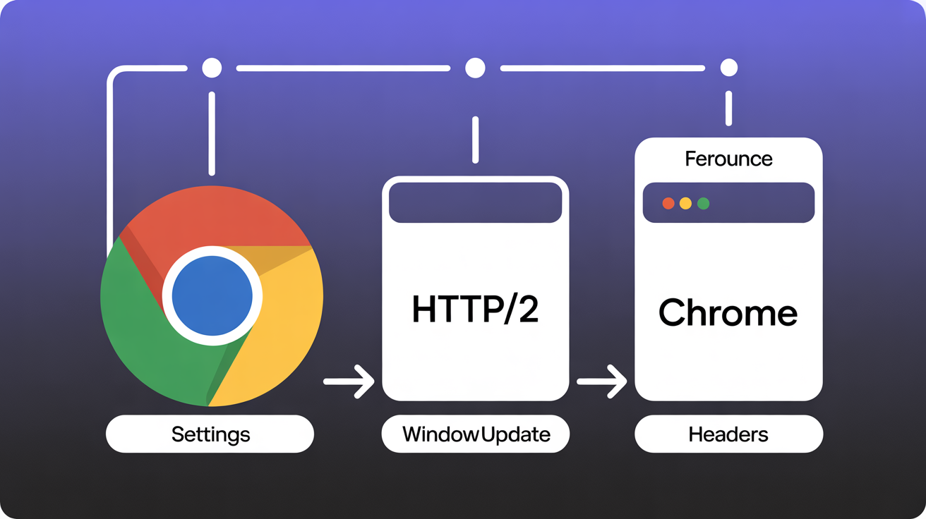 Graph showing HTTP/2 frame order patterns for different browsers.