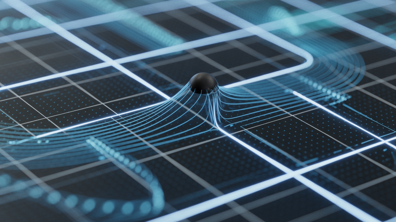 Technical illustration of mouse movement patterns.